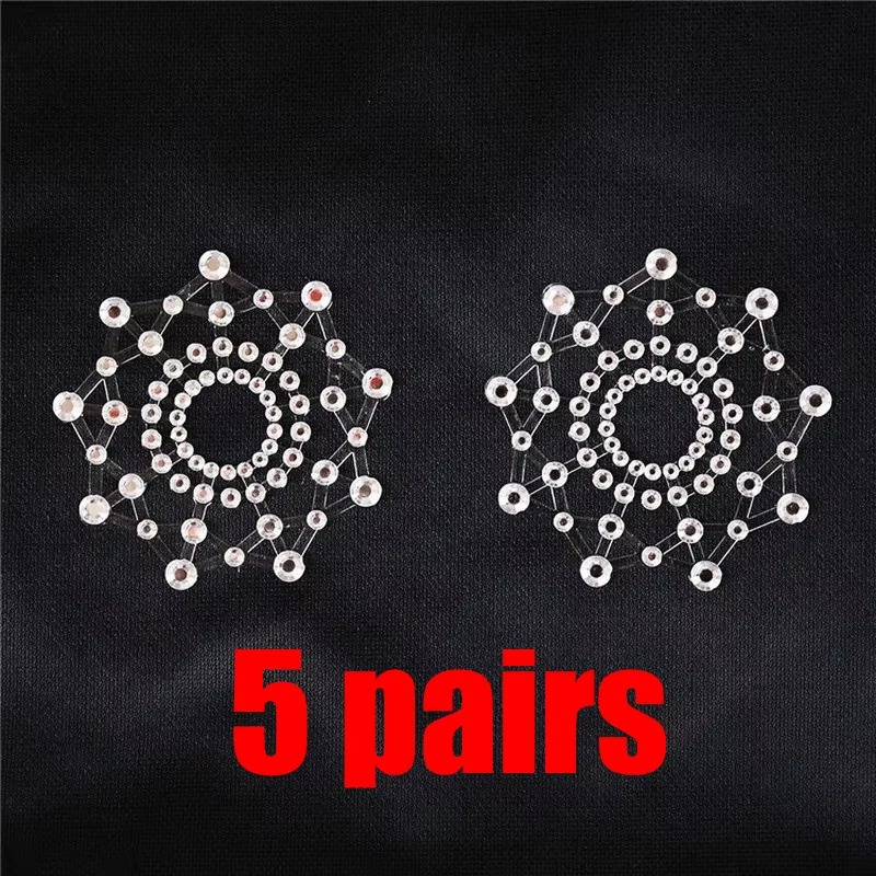 Strapless Bra Adhesive - Pair Sexy Nipple Transparent Self Adhesive