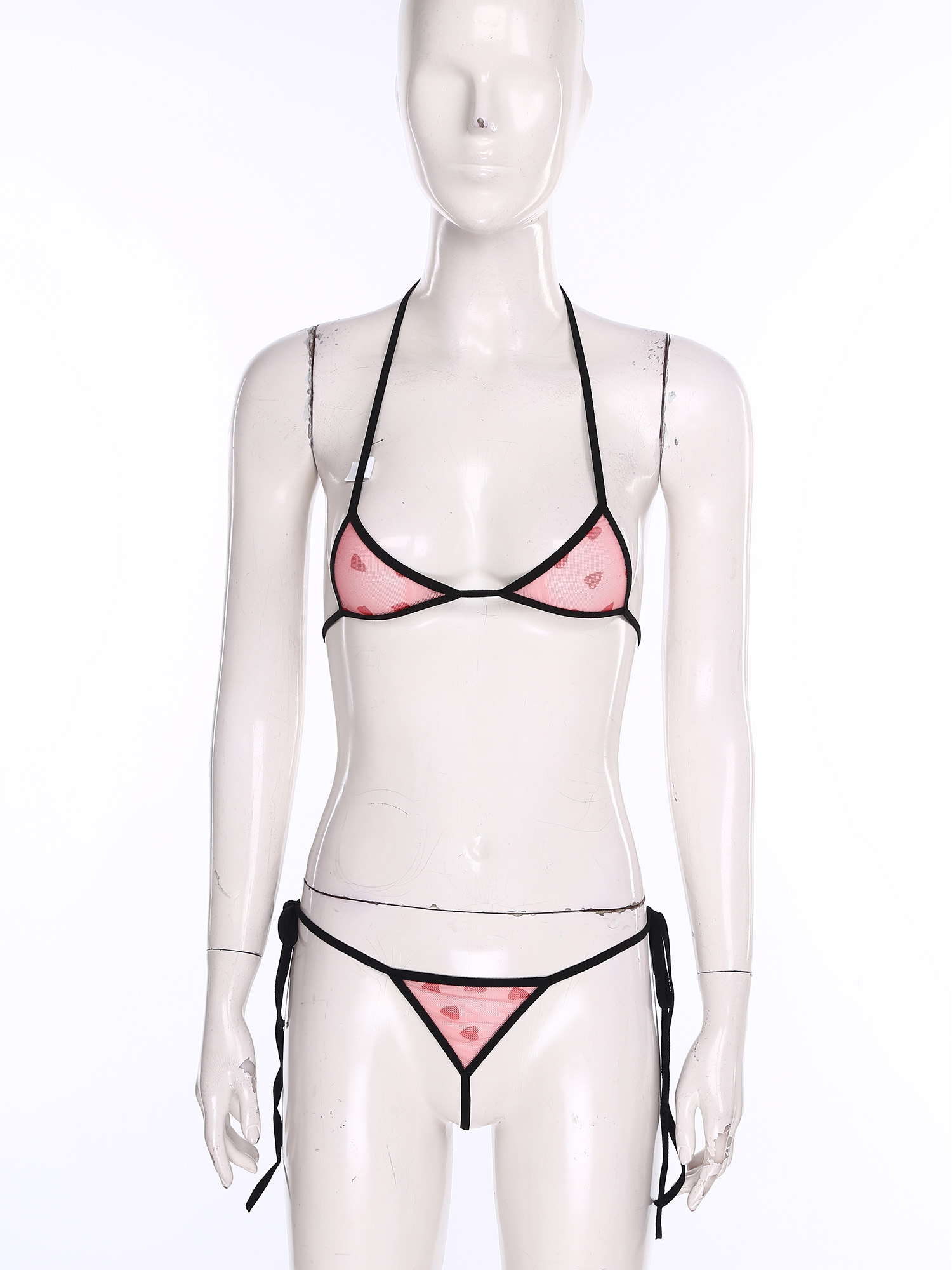 Womens Micro Mini Bikini Linge - Sheer Bra Lace บทวิจารณ์และราคา