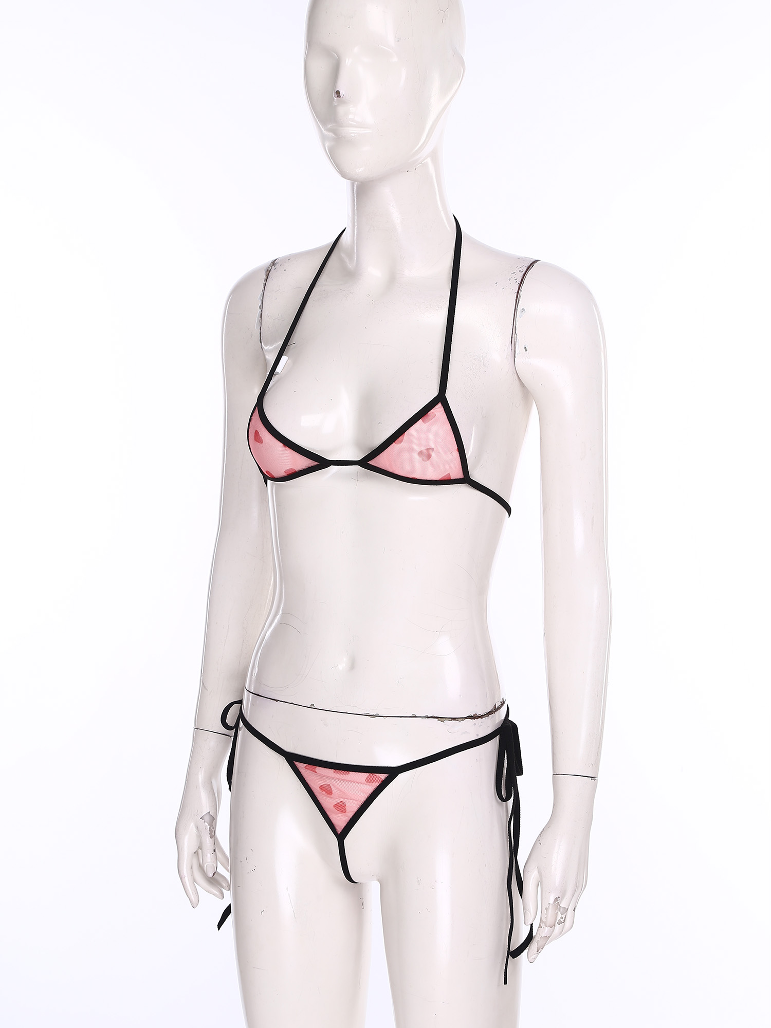 Womens Micro Mini Bikini Linge - Sheer Bra Lace บทวิจารณ์และราคา