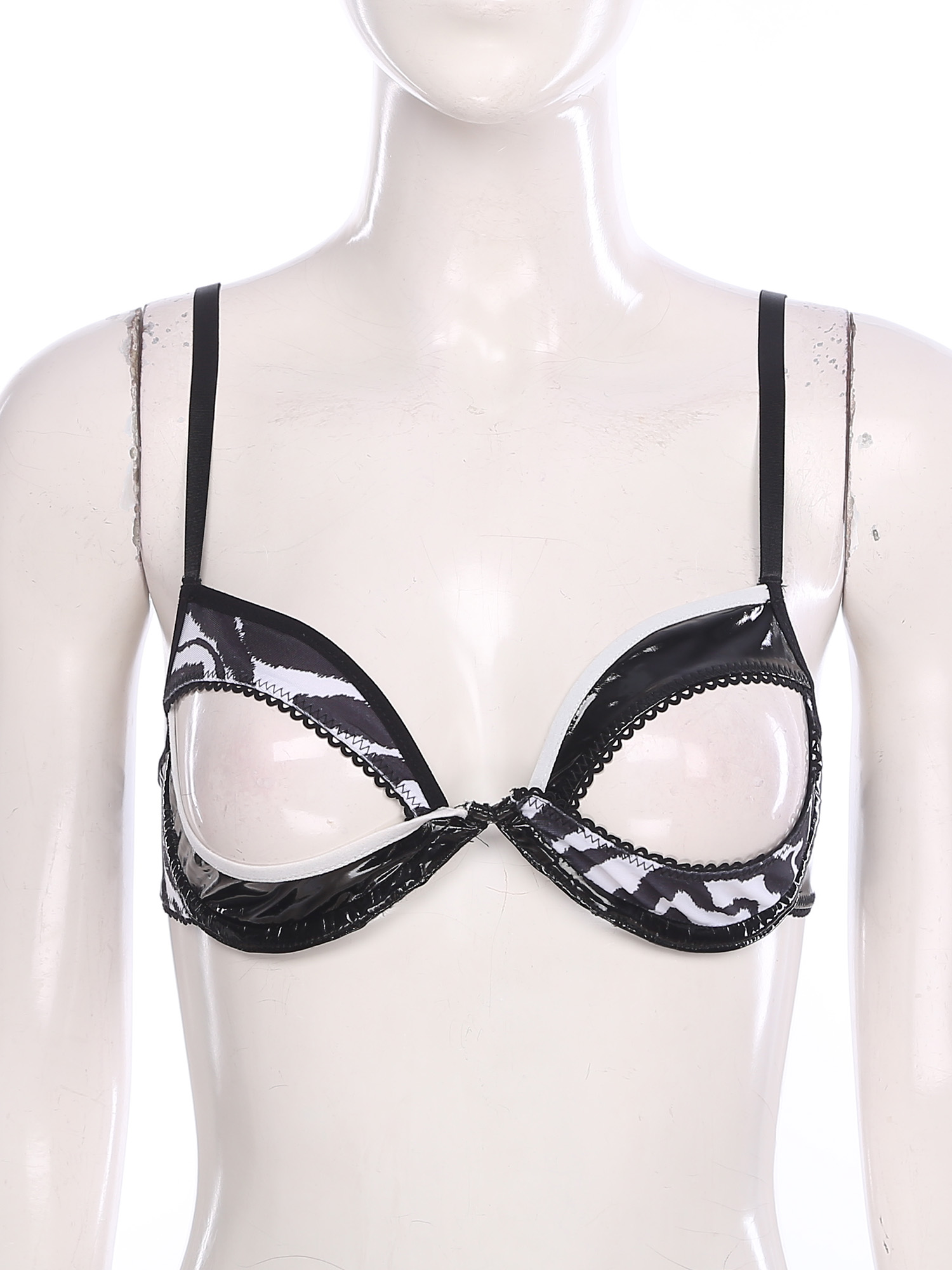 Womens Hollow Out Cup Bra Shin - Demi Bra Balconette บทวิจารณ์และราคา