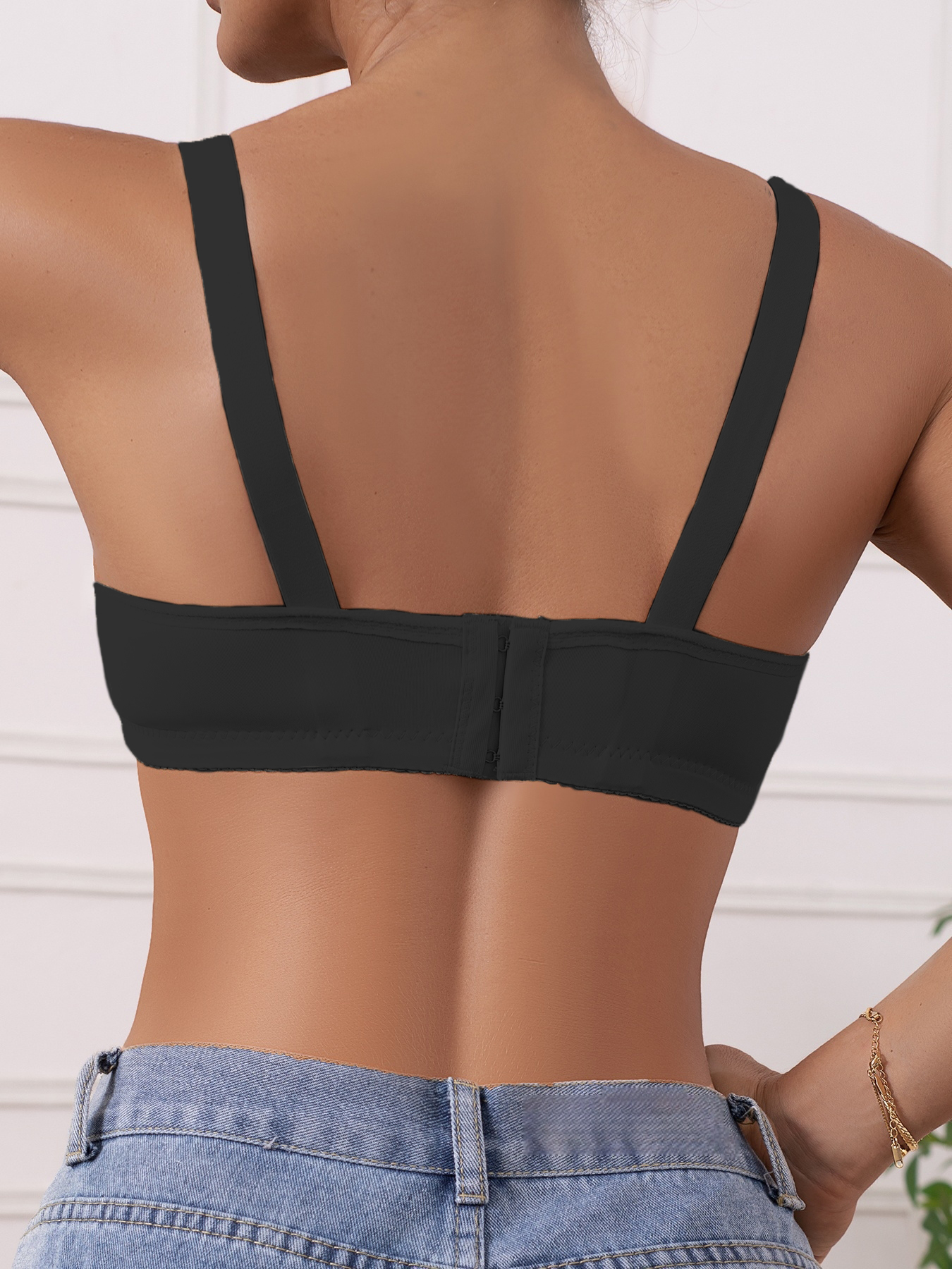 1pc Women's Seamless Wireless  - Full Coverage Bra บทวิจารณ์และราคา