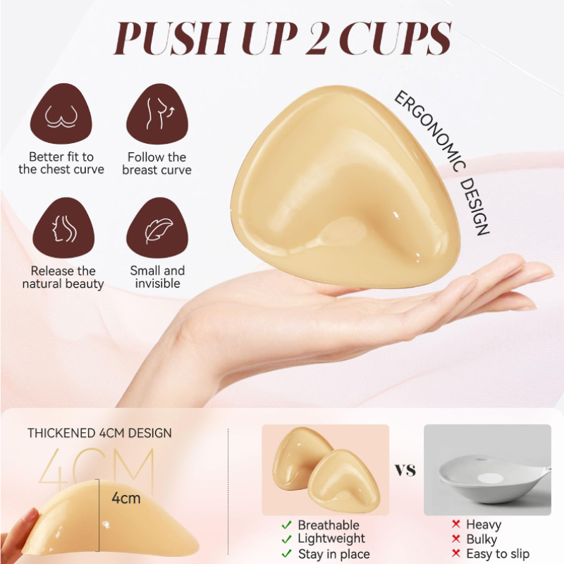 Kave 1/2 Pairs Double Sided St - Push Up Bra Silicone บทวิจารณ์และราคา