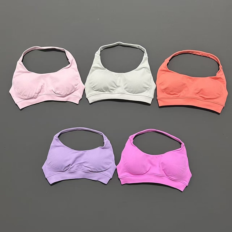 No Logo Sports Bra Women Seaml - Underwire Bra Padded บทวิจารณ์และราคา