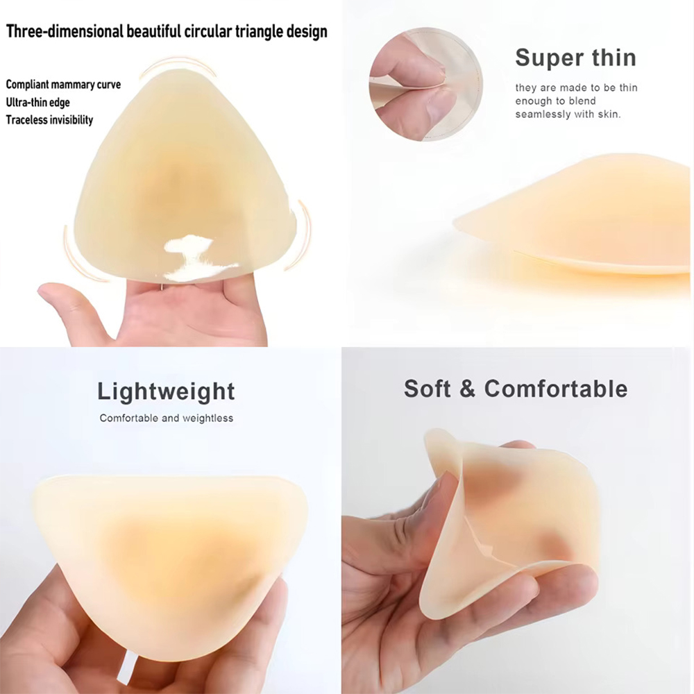 Silicone Triangular Nipple Cov - Backless Bra Sticky บทวิจารณ์และราคา
