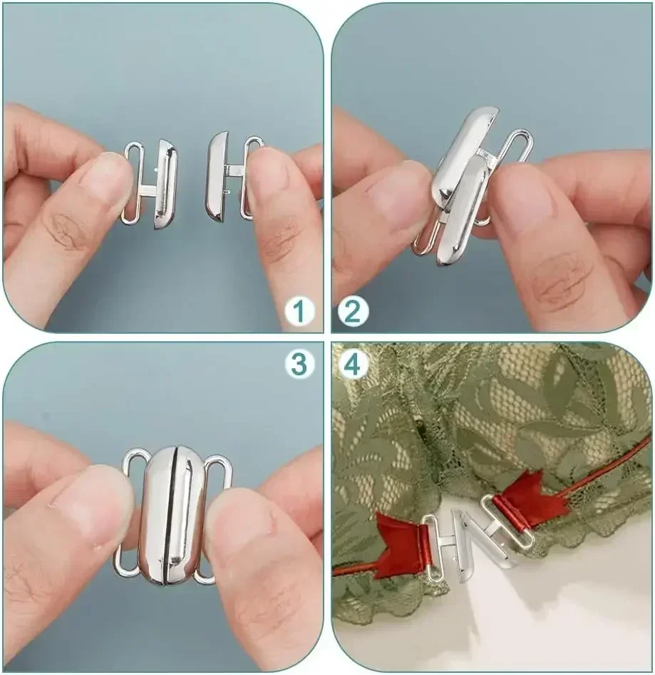 12 Sets 3 Colors Front Closing - Nursing Bra Clip บทวิจารณ์และราคา