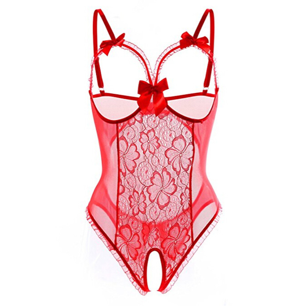 Transparent Sexy Lingerie Set  - Sheer Bra Lace บทวิจารณ์และราคา