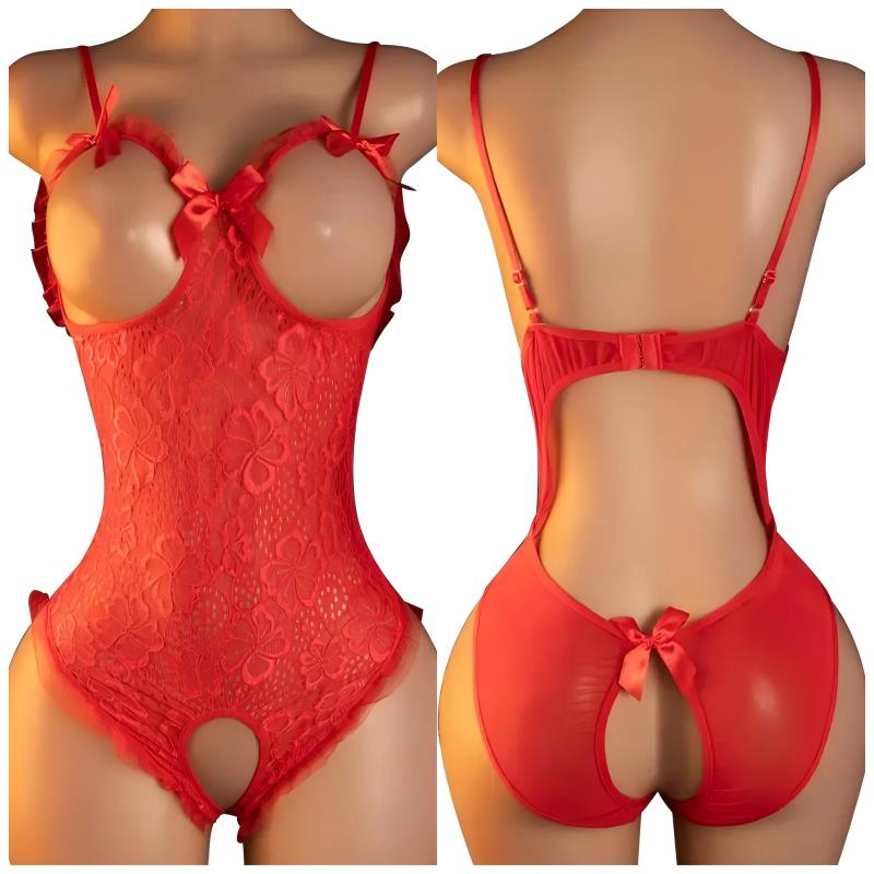 Transparent Sexy Lingerie Set  - Sheer Bra Lace บทวิจารณ์และราคา