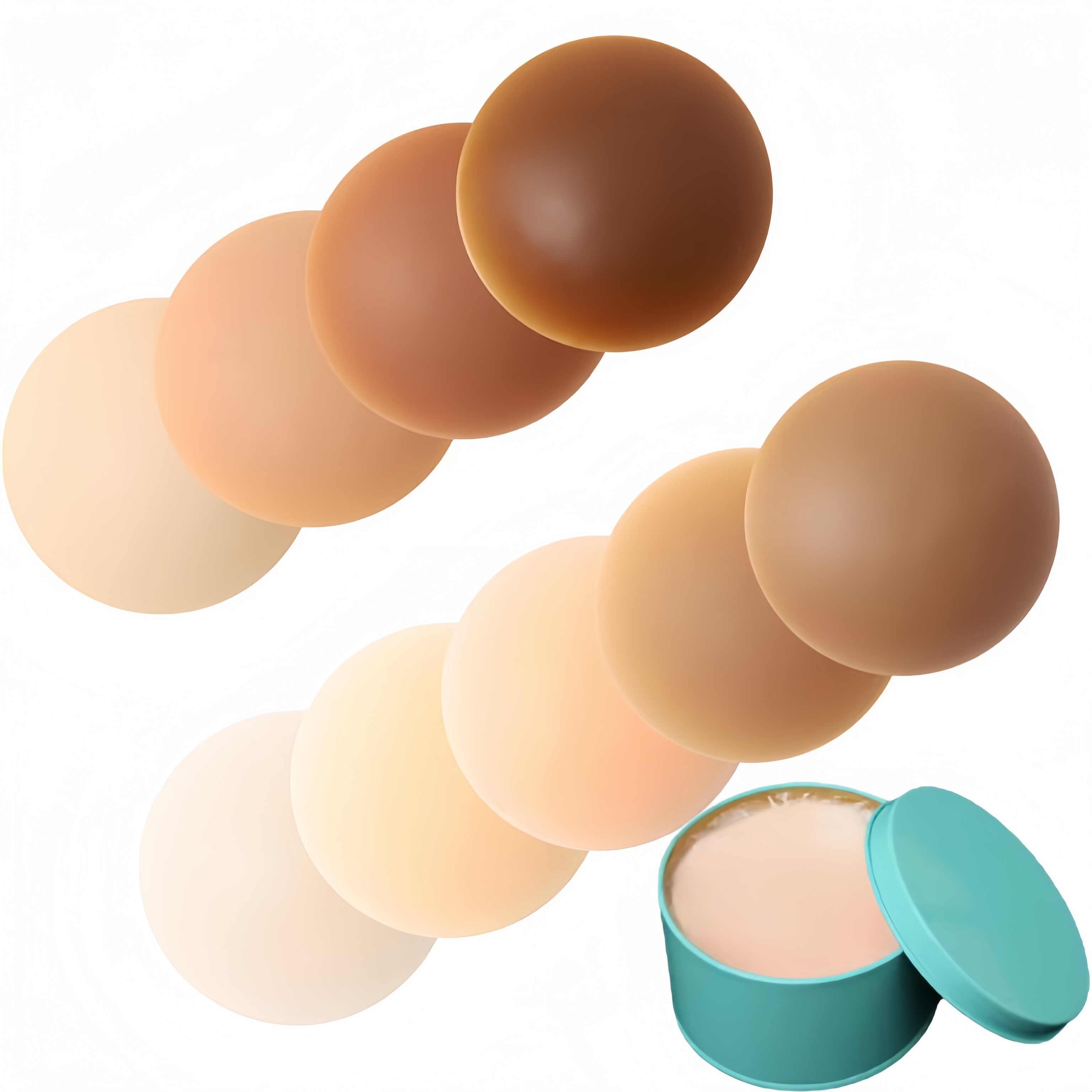Reusable Silicone Adhesive Nip - Strapless Bra Adhesive บทวิจารณ์และราคา