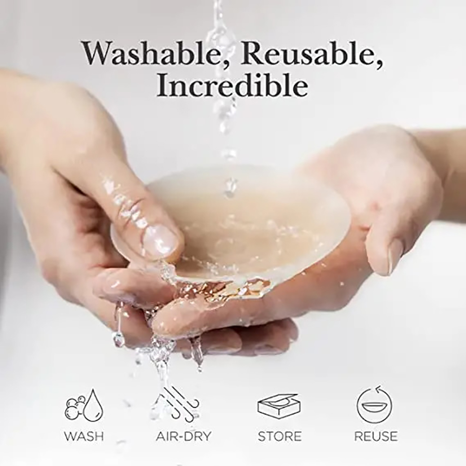 Reusable Silicone Adhesive Nip - Strapless Bra Adhesive บทวิจารณ์และราคา