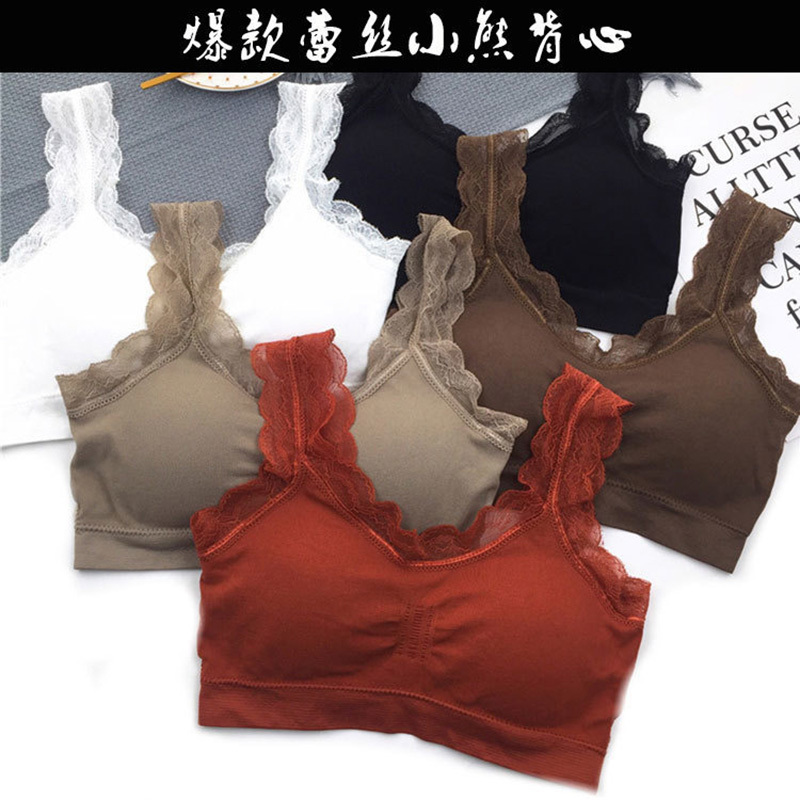 3D Sexy lace Lingerie Seamless - Sheer Bra Lace บทวิจารณ์และราคา