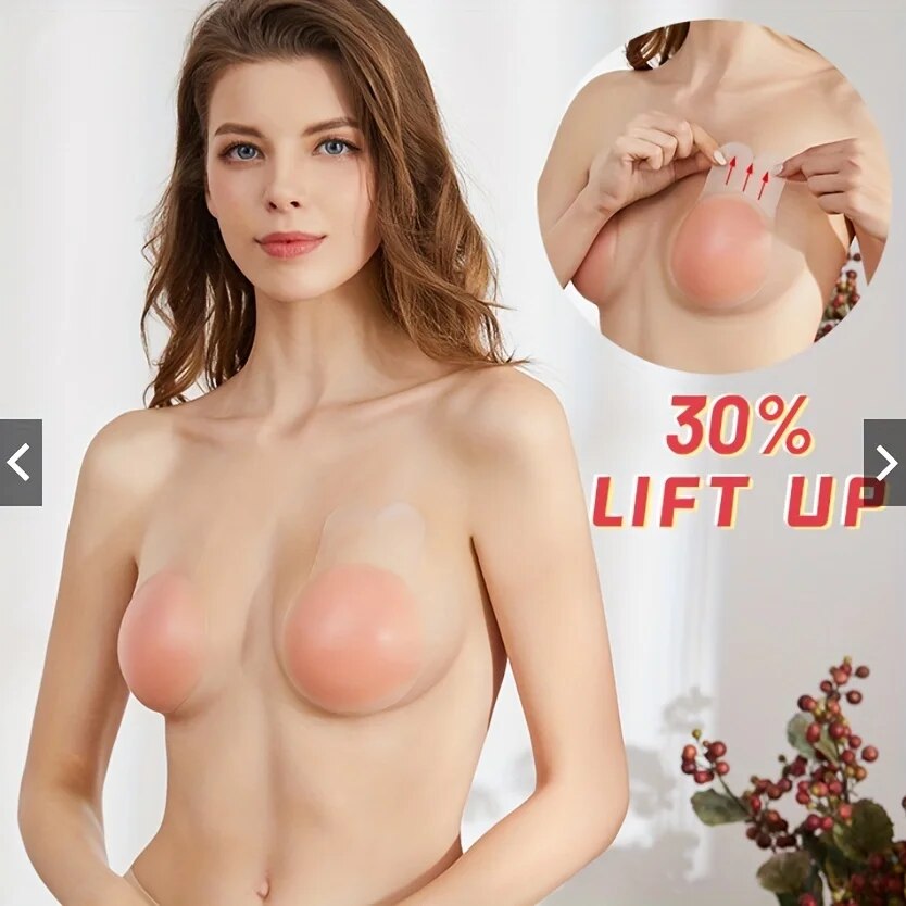 1Pairs Silicone Nipple Cover L - Push Up Bra Silicone บทวิจารณ์และราคา