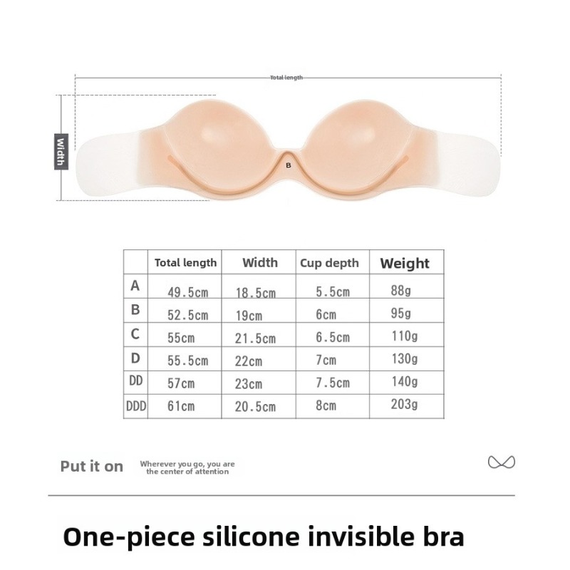 Strapless Silicone Adhesive Br - Backless Bra Sticky บทวิจารณ์และราคา