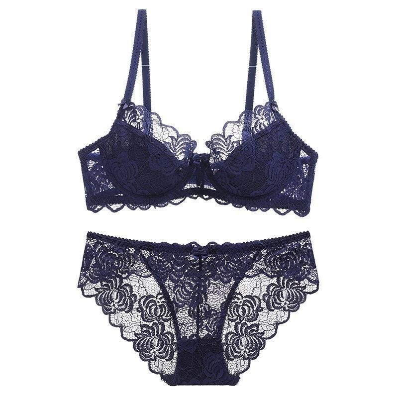 Sexy Lace Lingerie Set for Wom - Cotton Bra Everyday บทวิจารณ์และราคา