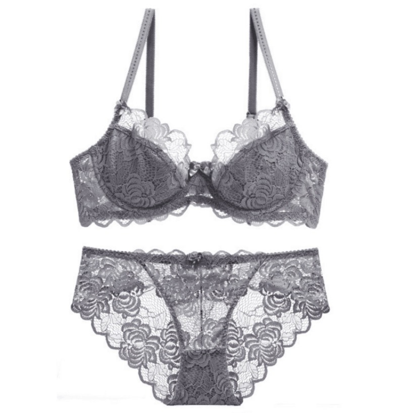 Sexy Lace Lingerie Set for Wom - Cotton Bra Everyday บทวิจารณ์และราคา
