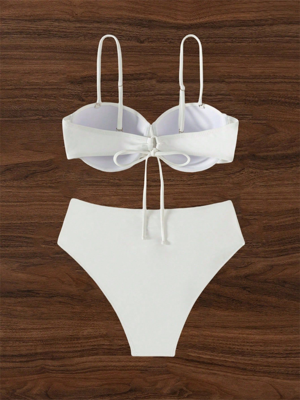 White Sling Bikini Bra Back La - Underwire Bra Padded บทวิจารณ์และราคา