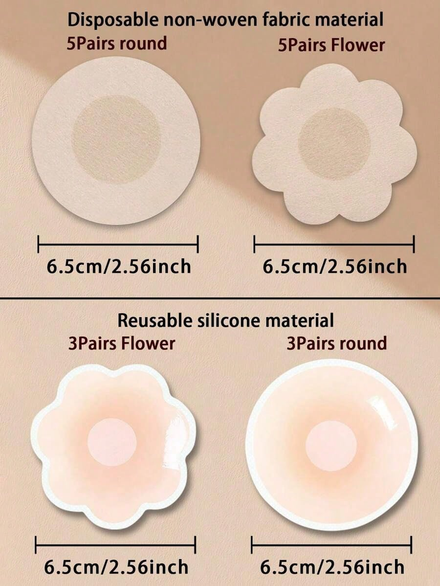 2Pcs Of Packaged Breast Sticke - Push Up Bra Silicone บทวิจารณ์และราคา