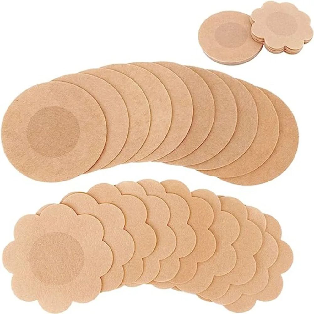 Non-woven Nipple Cover Sticker - Strapless Bra Adhesive บทวิจารณ์และราคา