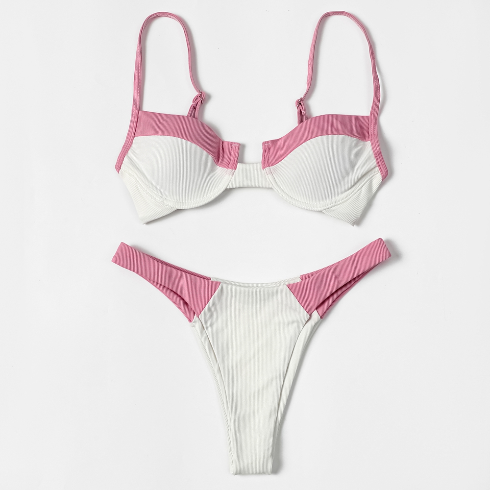 ZTVitality Ribbed Splicing Sex - Underwire Bra Padded บทวิจารณ์และราคา