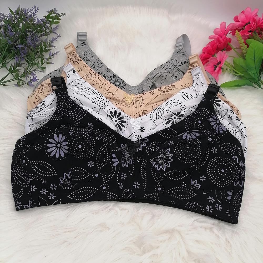 Women's Big Cup Wireless Bra C - Full Coverage Bra บทวิจารณ์และราคา