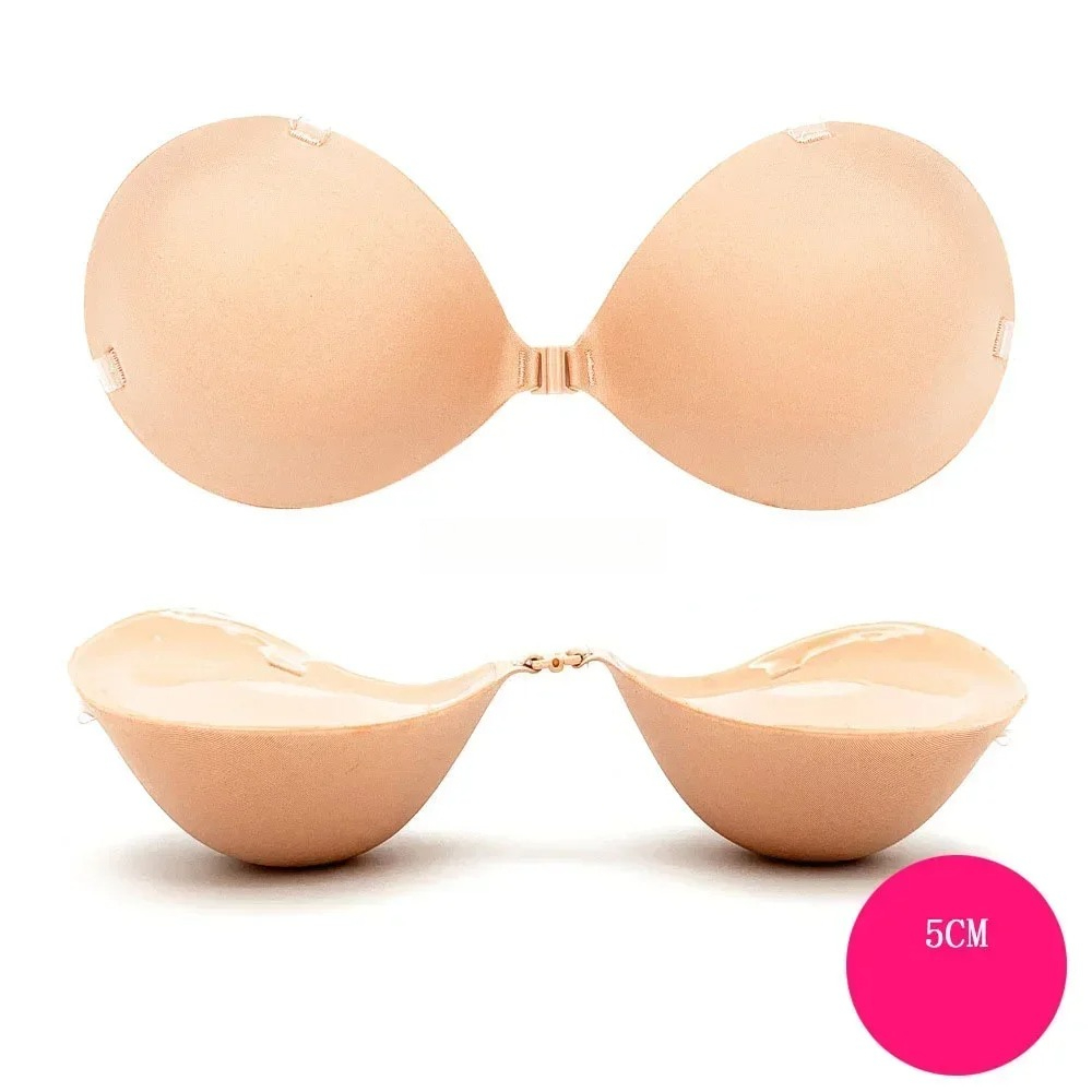 5cm/6cm Silicone Push Up Bra f - Backless Bra Sticky บทวิจารณ์และราคา