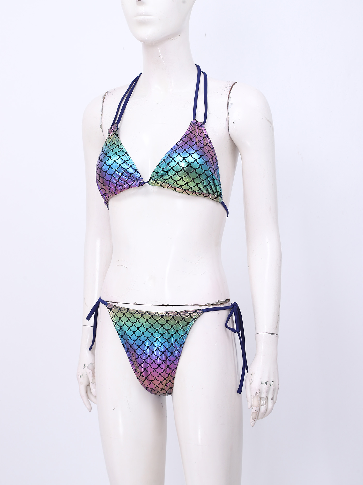 Women's Mermaid Bikini Swimsui - Underwire Bra Padded บทวิจารณ์และราคา