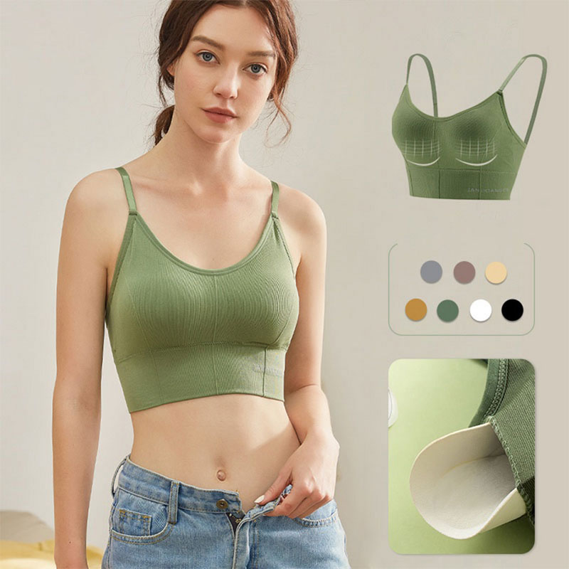 1PCS Adjustable Sports Bra wit - T Shirt Bra Seamless บทวิจารณ์และราคา