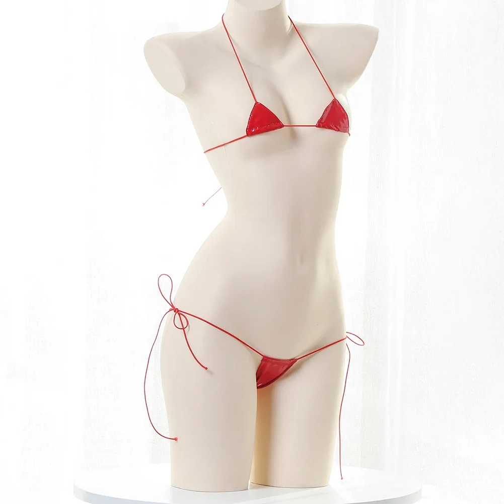 New Womens Sexy Lingerie Leath - Lace Bralette Set บทวิจารณ์และราคา