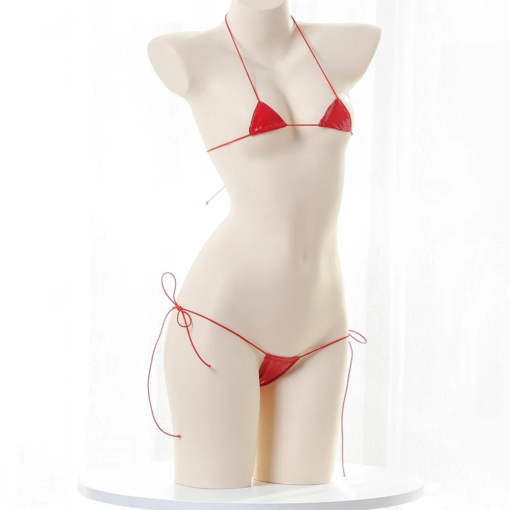 New Womens Sexy Lingerie Leath - Lace Bralette Set บทวิจารณ์และราคา