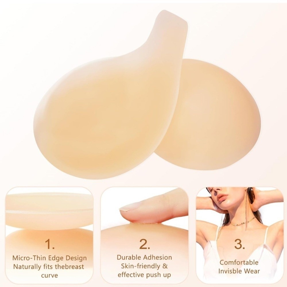 Seamless Silicone Nipple Cover - Push Up Bra Silicone บทวิจารณ์และราคา