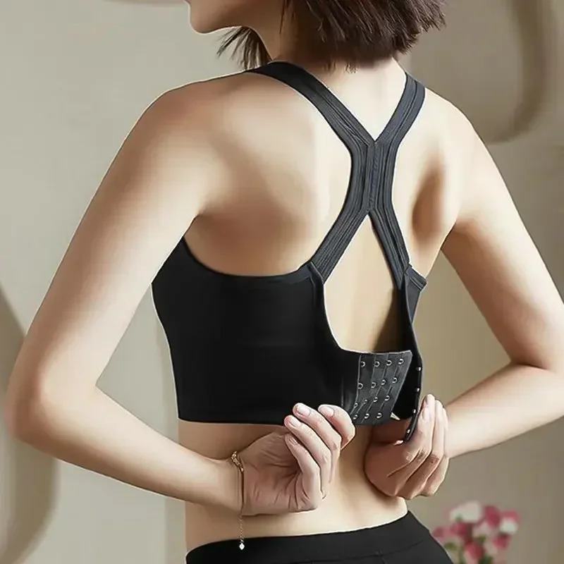 Shockproof Buckle Sports Bra W - T Shirt Bra Seamless บทวิจารณ์และราคา