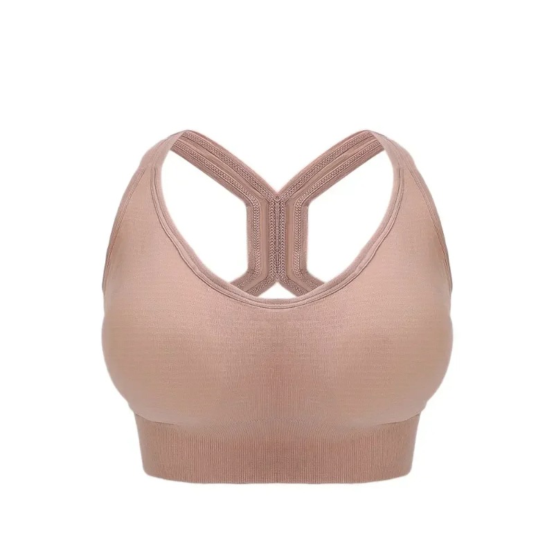 Shockproof Buckle Sports Bra W - T Shirt Bra Seamless บทวิจารณ์และราคา